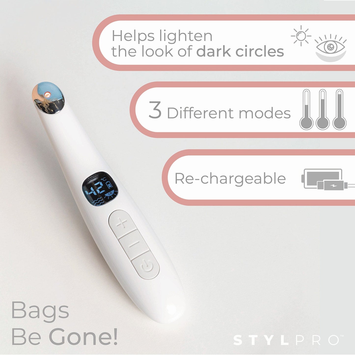 STYLPRO Bags Be Gone Heated Eye Massager