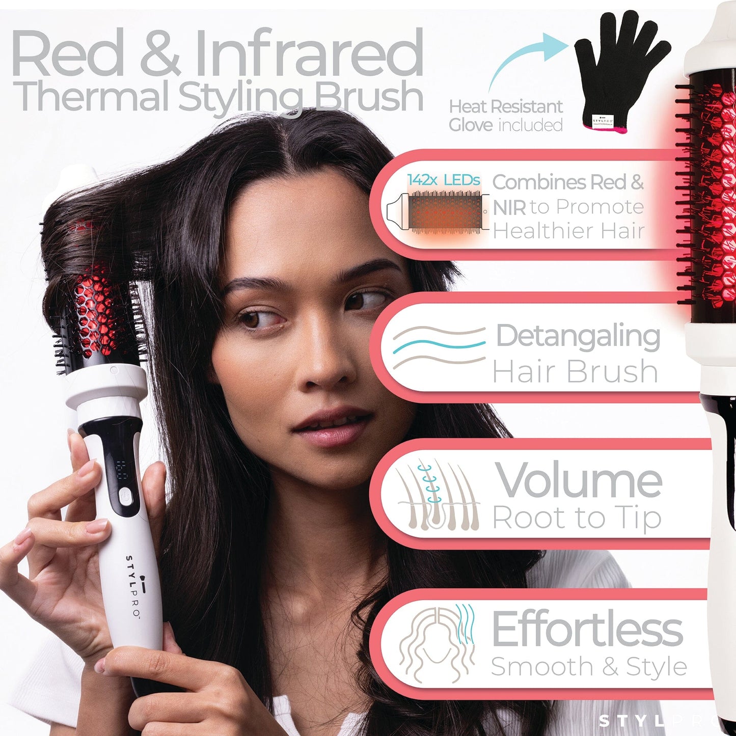 STYLPRO Red & Infrared Thermal Brush