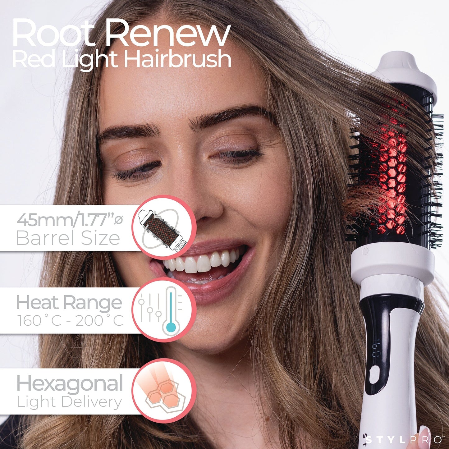 STYLPRO Red & Infrared Thermal Brush