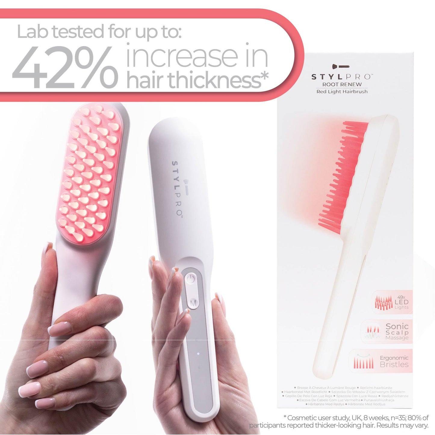 STYLPRO Root Renew Red Light Hairbrush