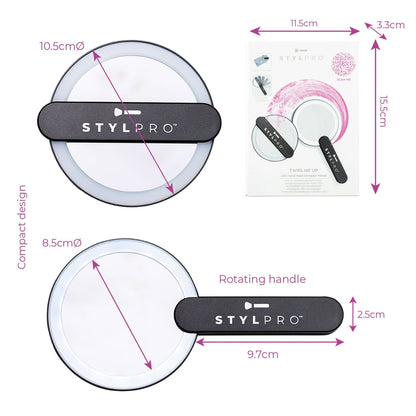 STYLPRO Twirl Me Up Hand Held Mirror