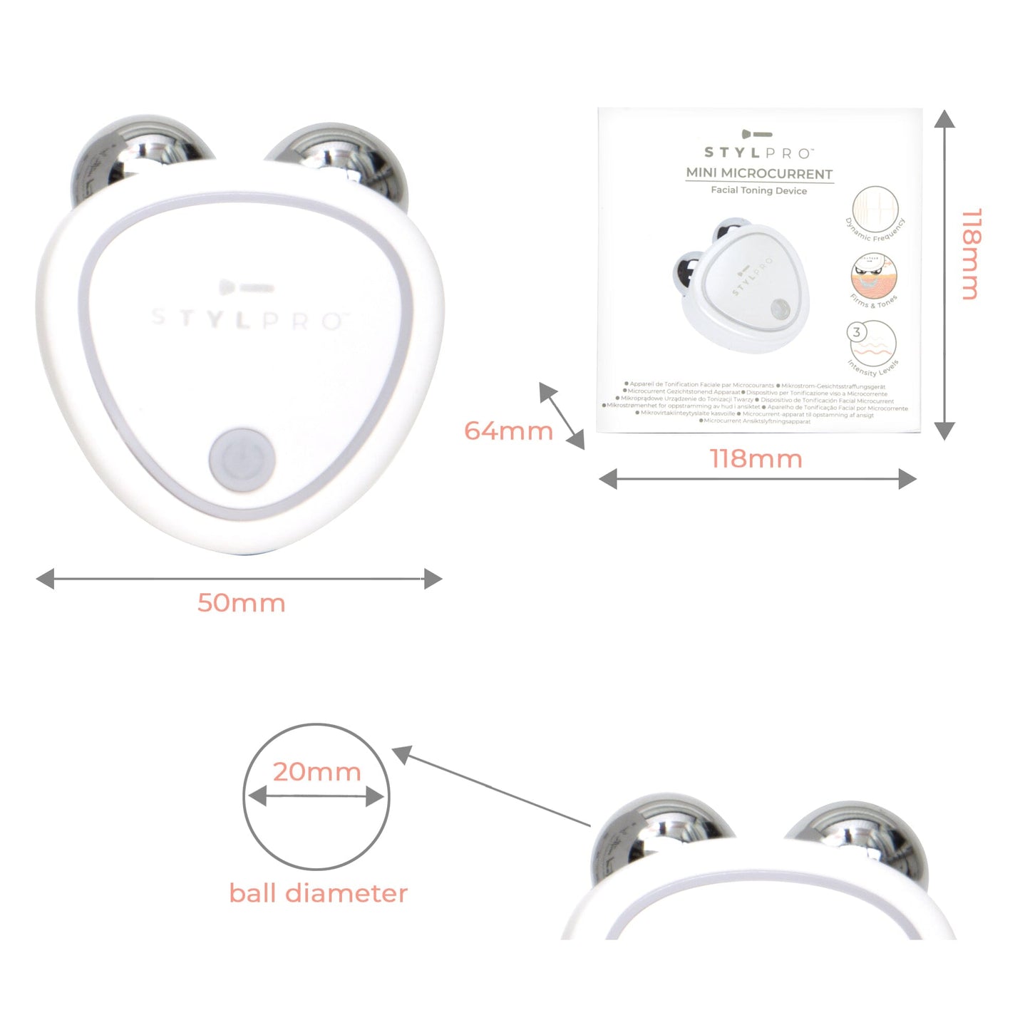 STYLPRO Mini Microcurrent Facial Toning Device