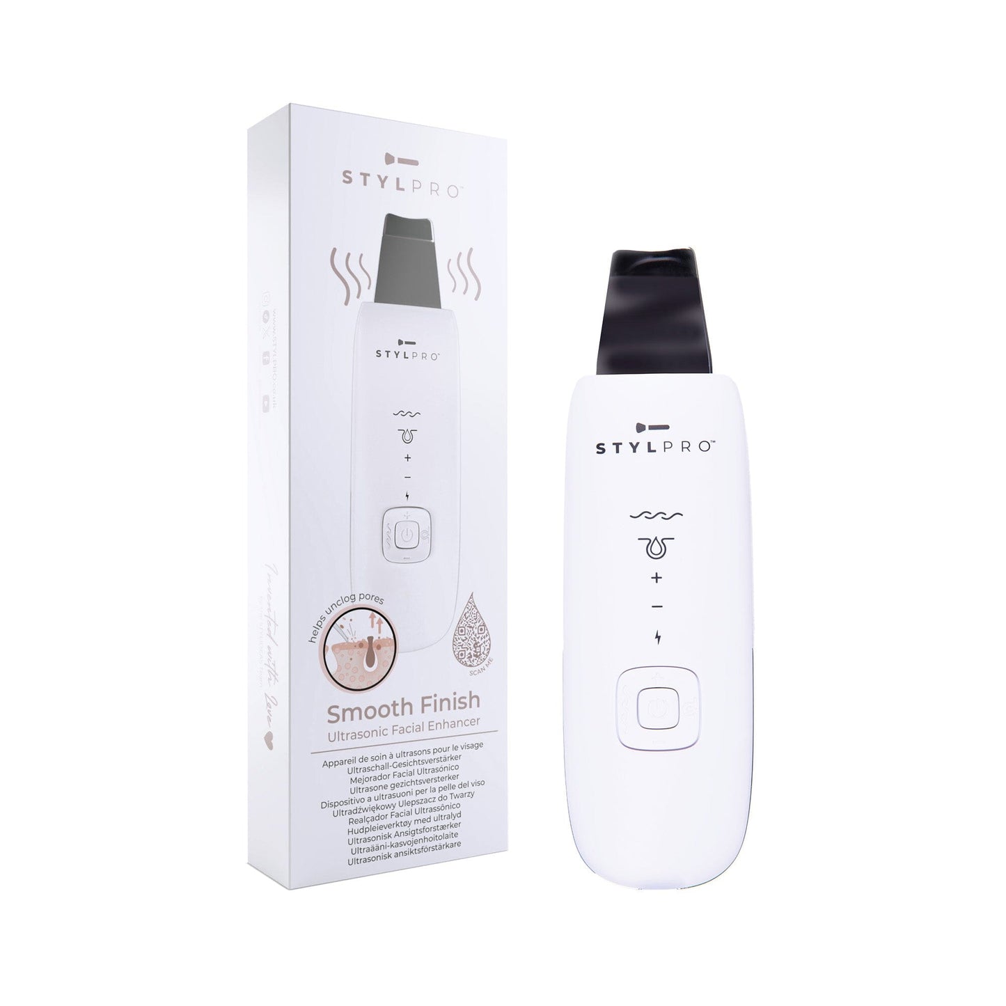 STYLPRO Smooth Finish Ultrasonic Ionic Facial Enhancer