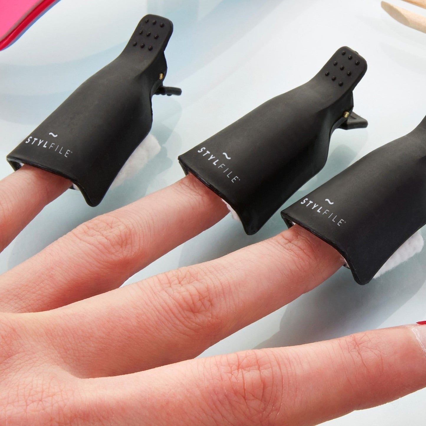 5 x STYLFILE Gel Nail Polish Remover Clips